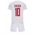 Danmark Christian Eriksen #10 Replika Babykläder Borta matchkläder barn VM 2022 Korta ärmar (+ Korta byxor)